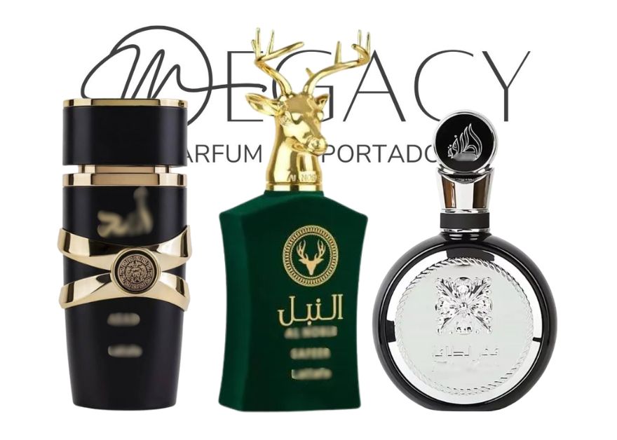 PROMOÇÃO COMPRE 1 LEVE 3 - Coleção Árabe Masculina Dubai - Queima de Estoque Black Friday! 🔥 - 100ml Cada