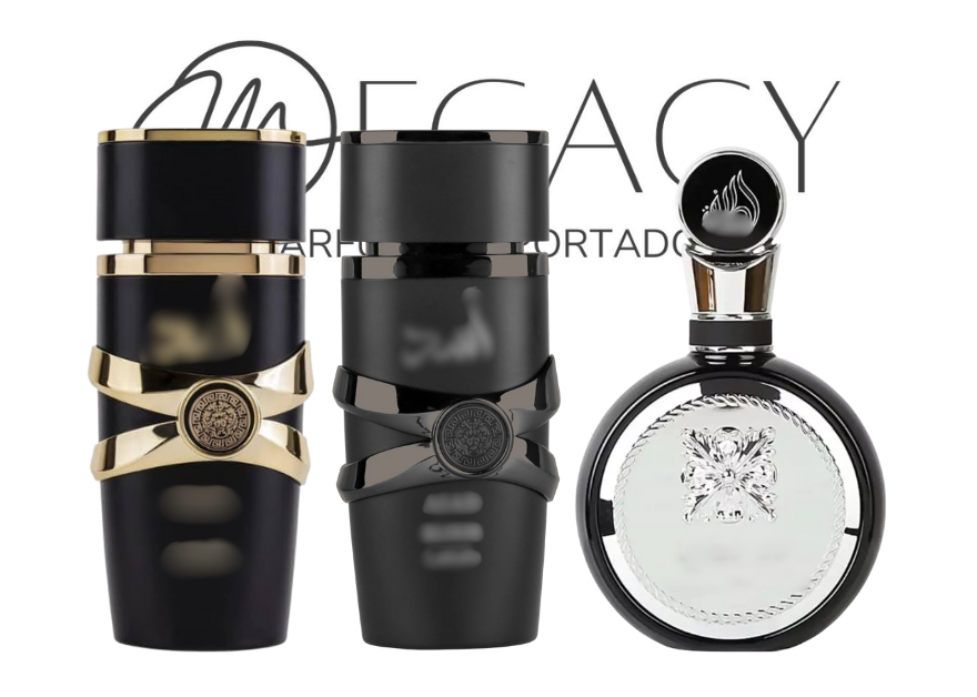 PROMOÇÃO COMPRE 1 LEVE 3 - Coleção Árabe Masculina Black Khalifa - Queima de Estoque Black Friday! 🔥 - 100ml Cada